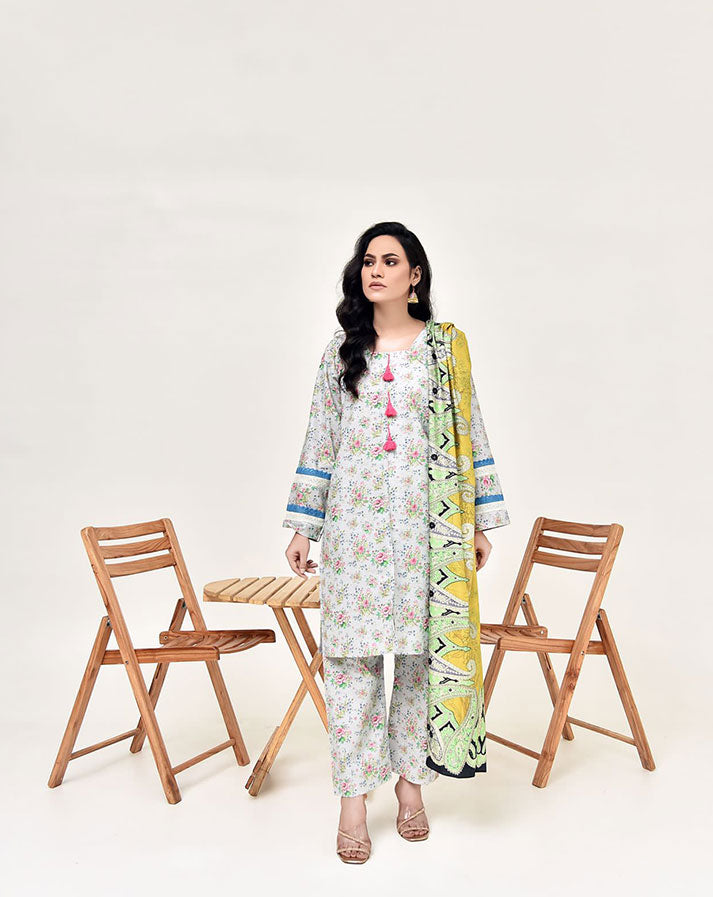 Top Quality 3-pcs STITCHED ( SLUB KHADDAR )