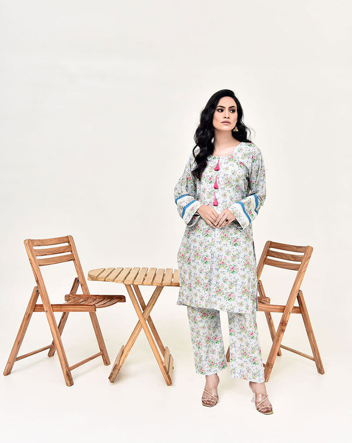 Top Quality 3-pcs ( SLUB KHADDAR ) STITCHED