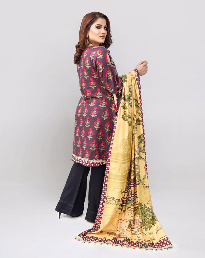 Top Quality 3-pcs STITCHED ( SLUB KHADDAR )