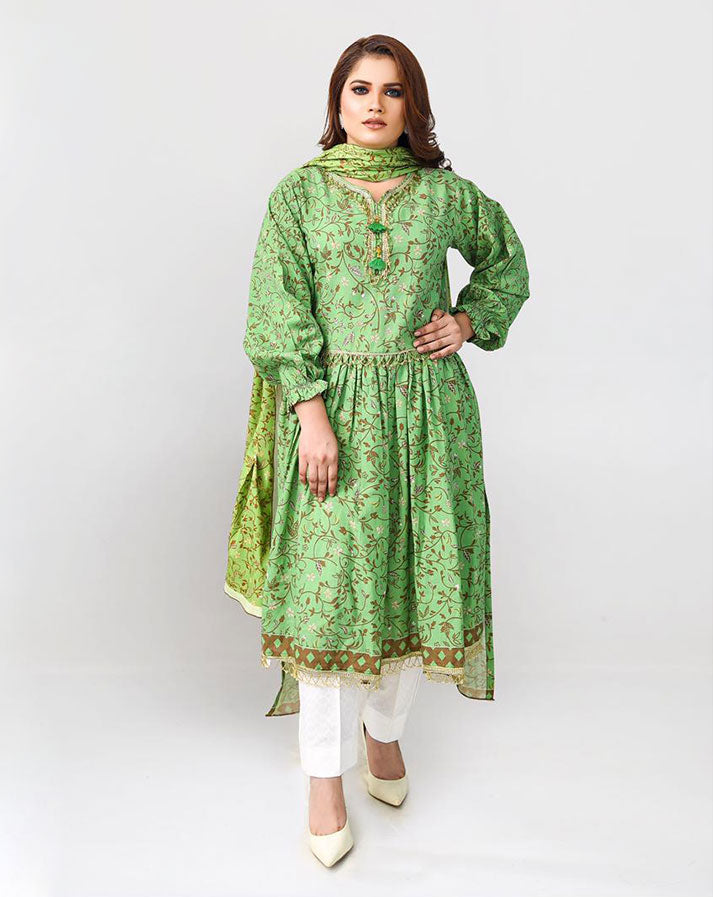 Top Quality 3-pcs STITCHED ( SLUB KHADDAR )