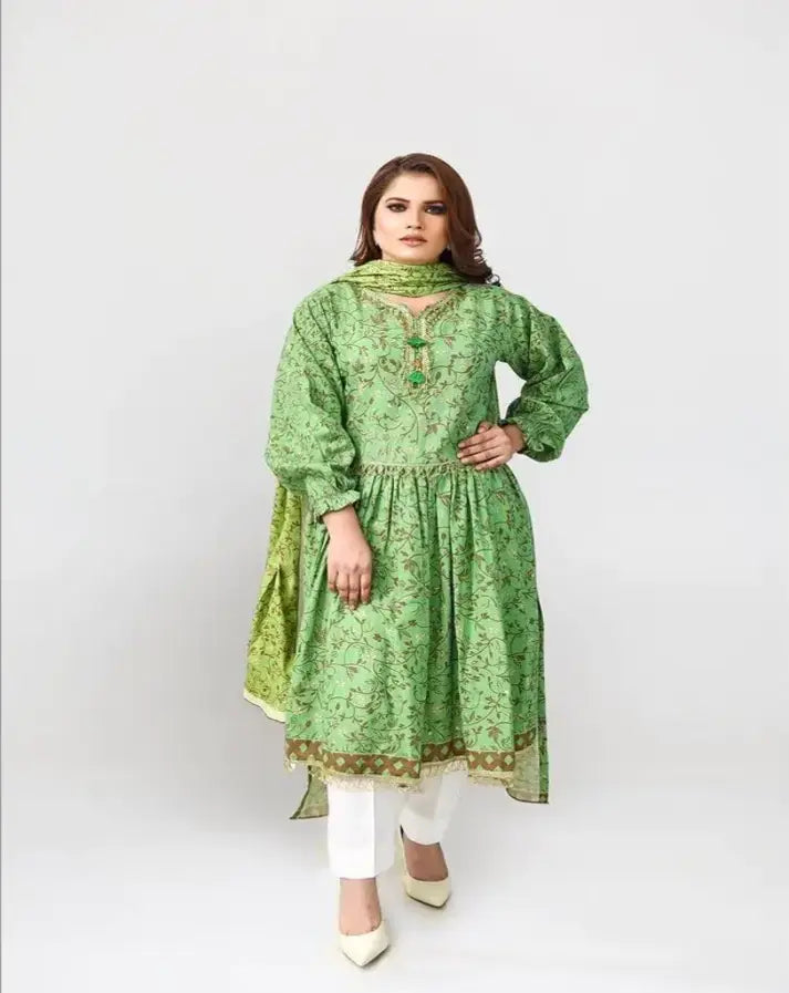 Top Quality 3-pcs STITCHED (KHADDAR )