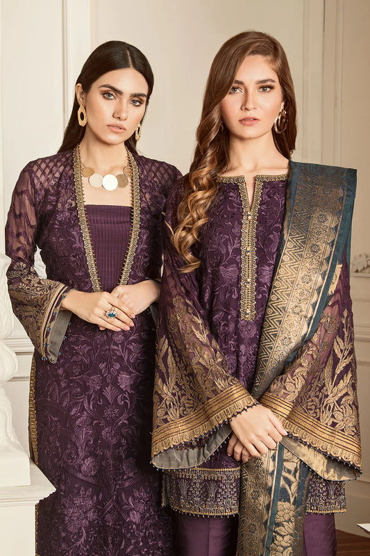 EMBROIDERED CHIFFON CH05-10 (STITCHED)