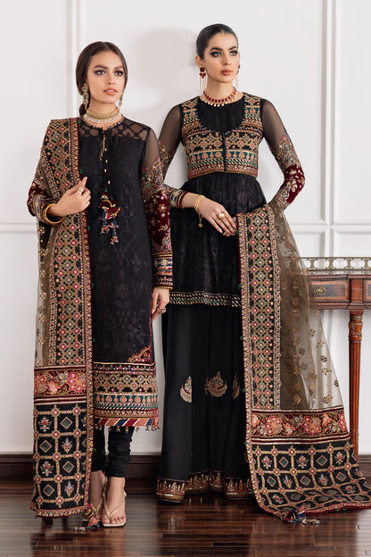 EMBROIDERED CHIFFON CH09-04 (STITCHED)