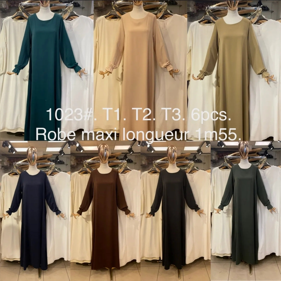 Abaya Dress - 1pc ( Zinc )