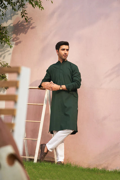 Pine Cotton Kurta Trouser