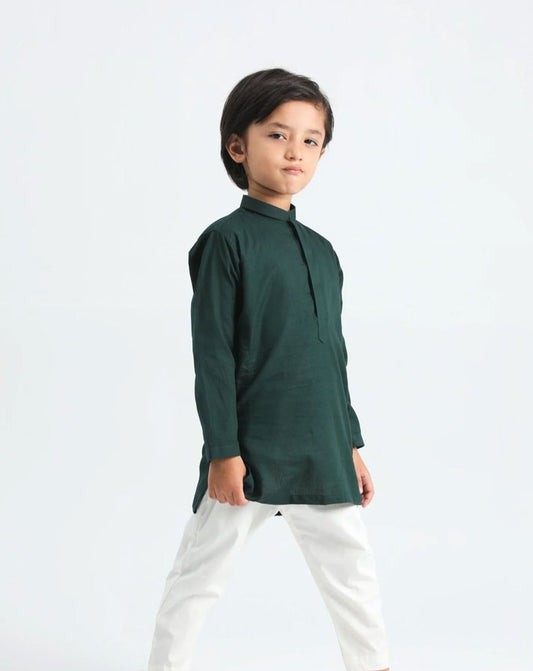 Pine Cotton Kurta Trouser