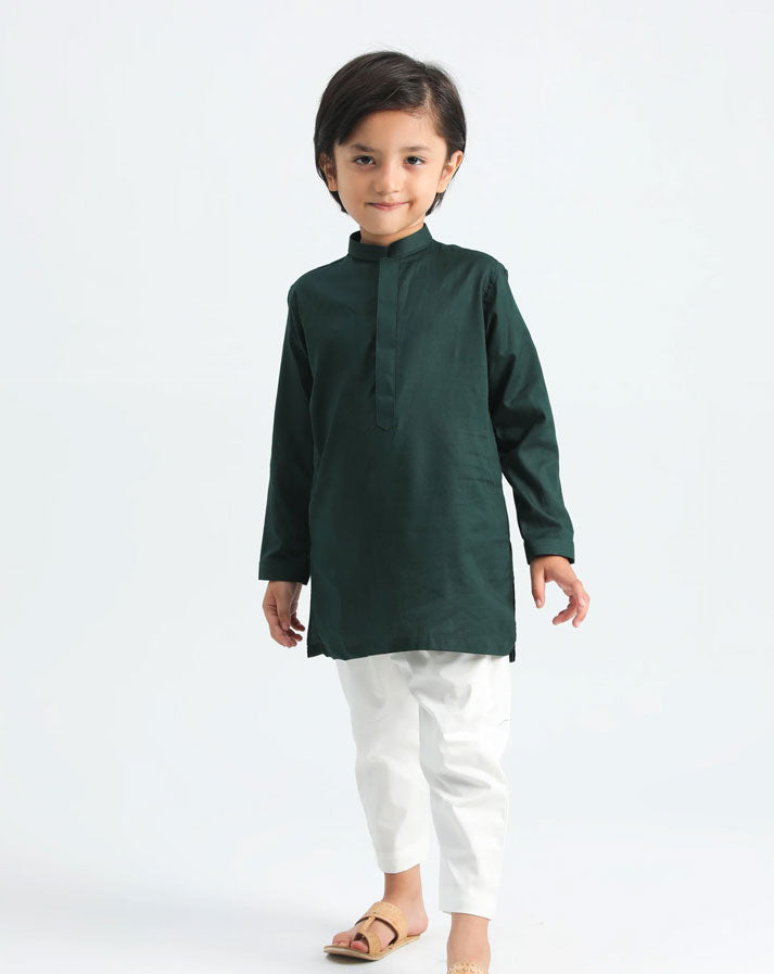 Pine Cotton Kurta Trouser