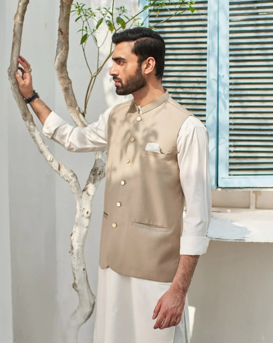 Beige on White - 3PC (Father)