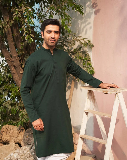 Pine Cotton Kurta Trouser