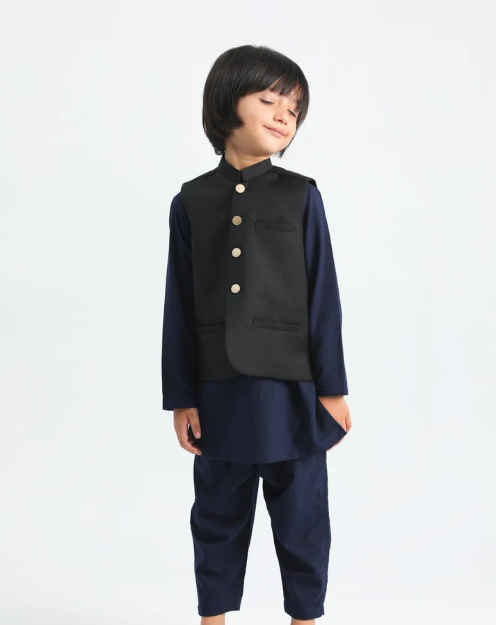 Prussian Blue and Black - 3PC SetKID)